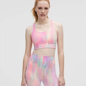 Lululemon Energy Longline Bra Wash size 6 Psychedelic Wash PSYM